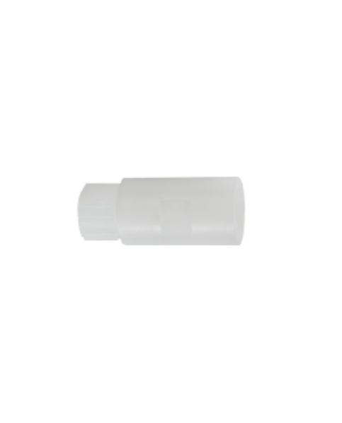 Straight connector for flexible tube with series 1+ connection and female G-thread