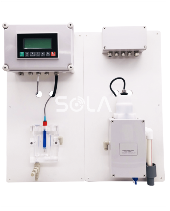 pH, Chlorine and Turbidity online (Model: TMC102 + TPS101 + TCO101 + TTS101)