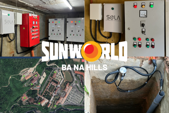 SUPPLYING IoT MONITORING EQUIPMENT & SYSTEM 07 WATER LEVEL MONITORING STATIONS IN THE MOUNTAIN AREA BA NA HILLS TOURISM AREA